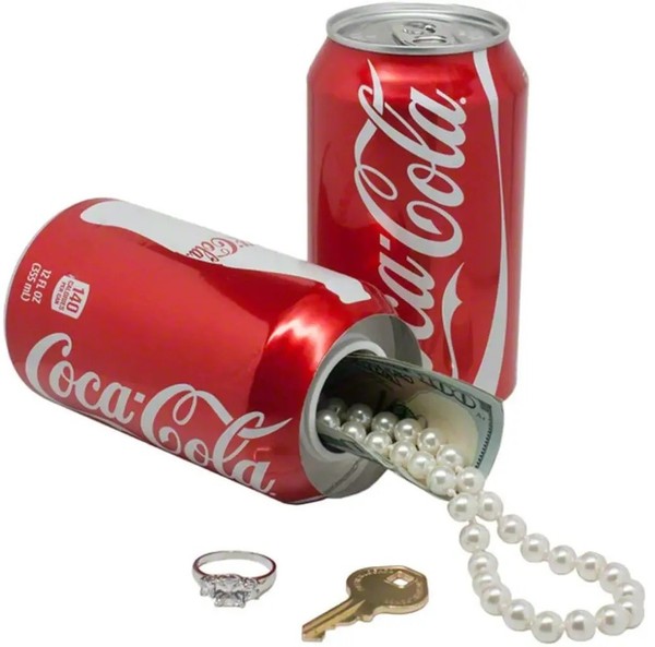 Canette Coca Cola Compartiment Caché | Cachette Secrète | Coffre-fort Dissimulé