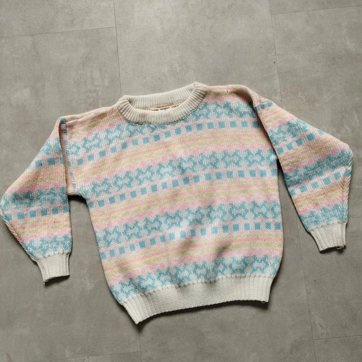LCW Kids Pull-over en Tricot à Col Rond pour Filles -W4AU13Z4-CVL - LC