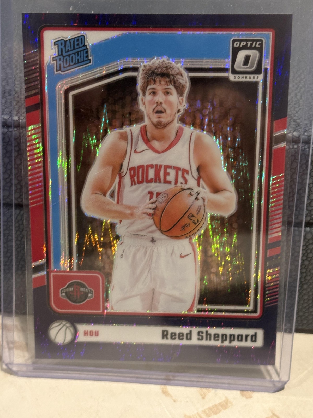 2024-25 Donruss Optic #255 Reed Sheppard Purple Shock