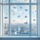 Fensterbilder Falter Motten 3xDinA4 Fensterfolie Aufkleber Kinderzimmer Y076-14