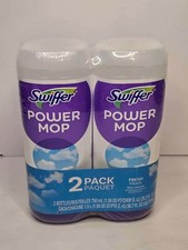Swiffer Power Mop Floor Cleaner Refill 2 Pack Fresh Scent 50.7 Fl Oz