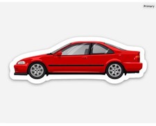 3 Civic Sticker Ej Eg Type R Decal Matte Finish Dishwasher Safe