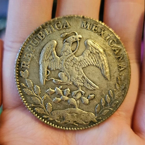 1884 Mexico 8 Reales — photo from the most recent tracked eBay sale