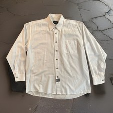 Versace Medusa Logo Button Down White Shirt Men’s L