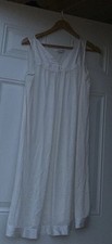 Vintage Vanity Fair Slip Nightgown Lingerie White Medium Nylon Altron Bridal