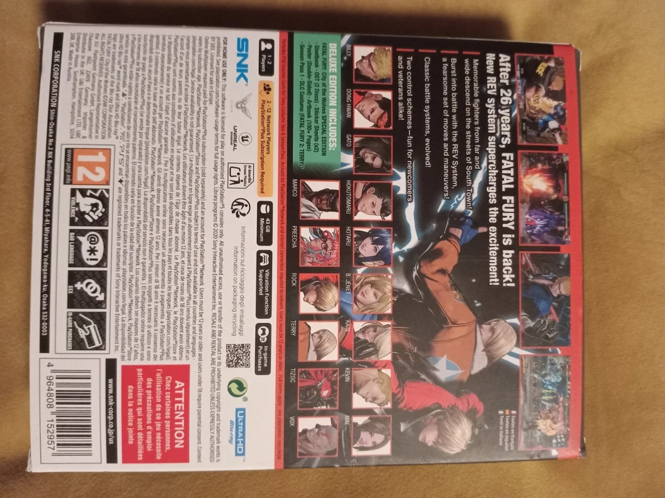 FATAL FURY : CITY OF THE WOLVES - DELUXE EDITION PS5 UK OCCASION (GAME IN ENGLIS, photo 2 sur 3