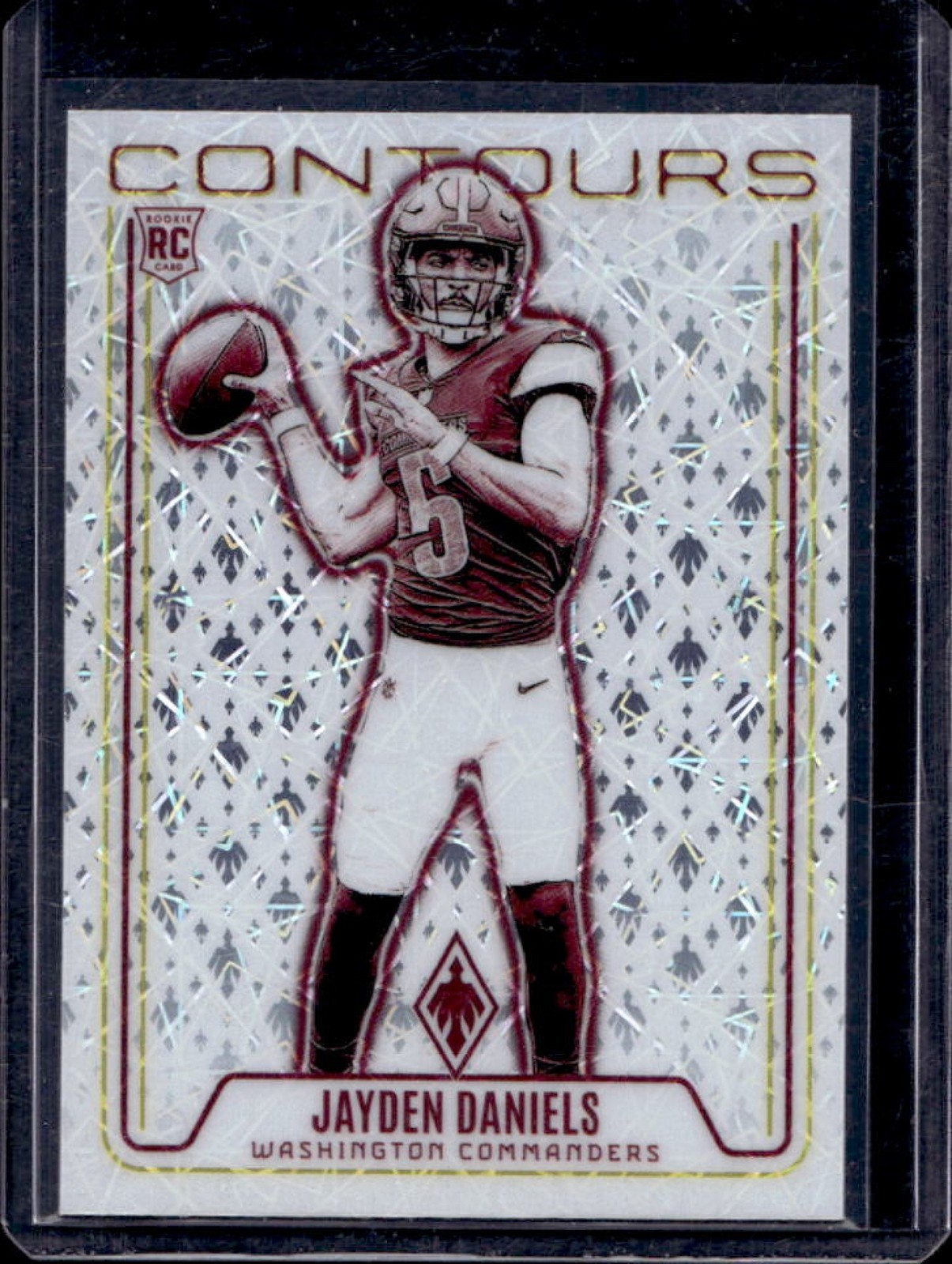2024 Phoenix Jayden Daniels Contours RC Lazer Rookie #CON-JDS Commanders