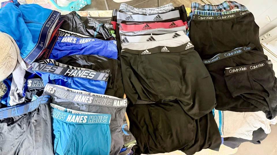 "Paquete de ropa interior surtida para hombres y niños - ¡20 estilos y tallas aleatorias!" Foto 2 de 3