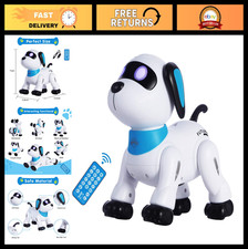 Programmable Remote Control Robot Dog Toy for Kids 3 , Interactive Dancing, LED