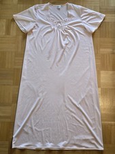 Gorgeous REGENCE night dress, nightgown with embroidery, size 42-46, rose VINTAGE