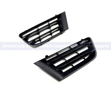 Pair L+R Front Bumper Radiator Grille Mat Black for Renault Scenic Grand Scenic