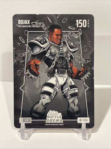 2025 Battle Arena Bo Jackson BoJax 150 Power P-8 Steel PSA Mag Baseball Promo