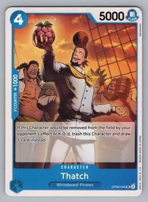 THATCH OP08-045 UC TWO LEGENDS ONE PIECE NM OP08 2024/