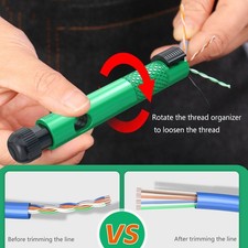 Network Cable Untwist Tool Engineer Straightener For Category 5/6/7 Crystal