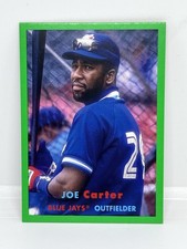 /125 2021 Topps Archive Baseball JOE CARTER Retro 1957 Green Parallel #17
