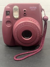 Instax Mini 8 Fujifilm Instant Film Camera Pink Tested Working No Case