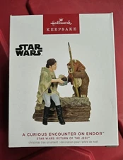 2023 Hallmark Keepsake Star Wars A Curious Encounter On Endor Ornament