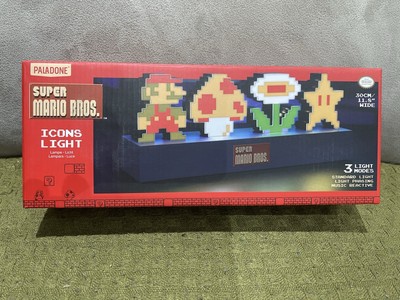 Super Mario Bros Icons Light 3-Modes Music Reactive Paladone