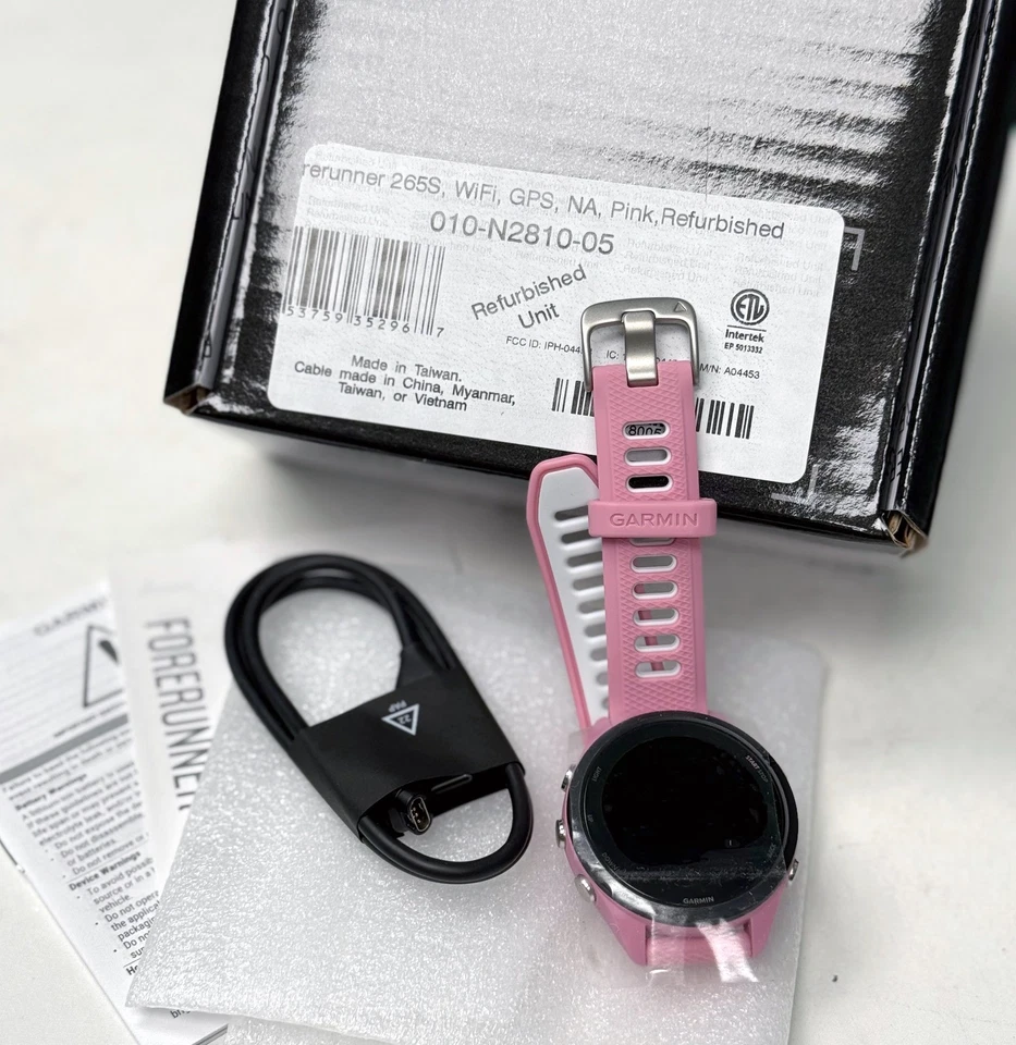 Relógio de corrida Garmin Forerunner 265 GPS (recondicionado certificado) - Imagem 4 de 4