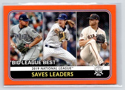2020 Topps Big League Orange Parallel #260 Will Smith / Josh Hader / Kirby Yates
