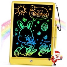 LCD Writing Tablet for 3-8 Year Old Girls and Boys - 10 Inch 10 inch Yellow