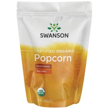Swanson Certified Organic Popcorn 1 lb 8 oz Package