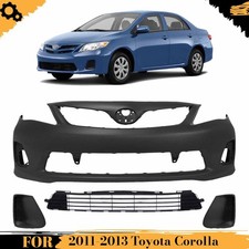 Front Bumper Cover Primed Fog Lights Cover Kit For 2011-2013 Toyota Corolla Front Bumper Cover Primed Fog Lights Cover Kit For 2011-2013 Toyota Corolla