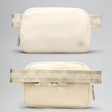 NWT Lululemon Everywhere Wordmark Crossbody Belt Bag 1L Buttercream Waist Pack