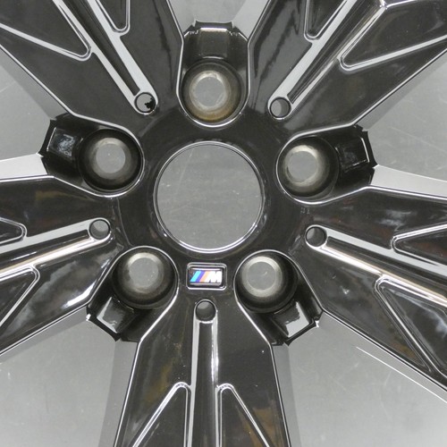 BMW X7 G07 GLOSS BLACK 22" ALLOY WHEEL RIM 9.5J OEM FRONT 8074221 GENUINE X1 - Picture 3 of 13