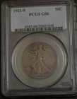 1921 S Walking Liberty Half Dollar PCGS G06 Lot 4637