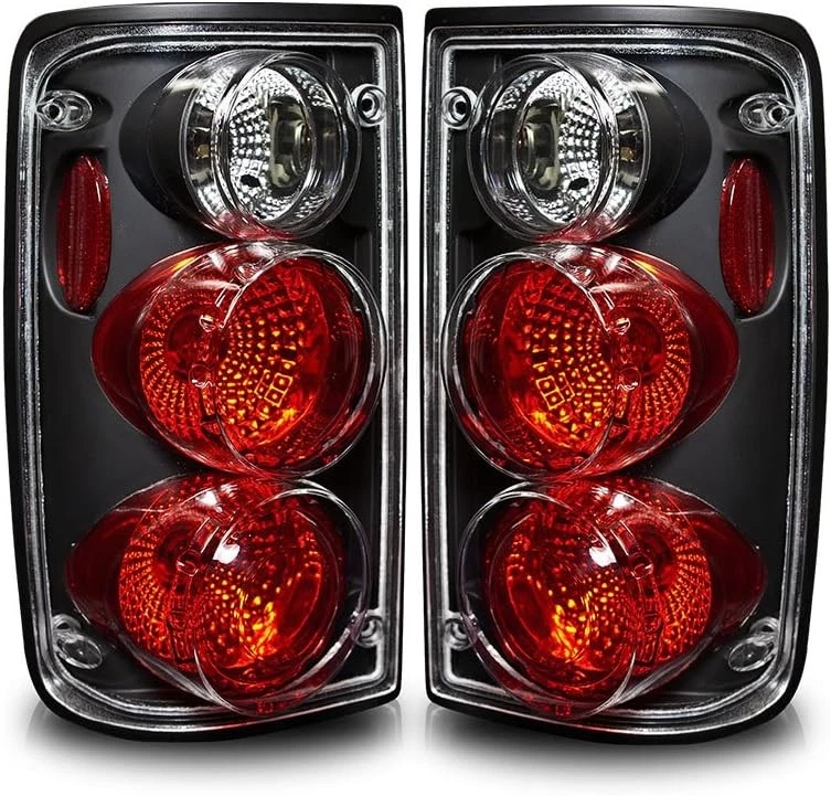Pair Clear Lens Tail Lights For 1989-1995 Toyota Pickup Truck Brake Rear Lamps  - Image 3 of 4