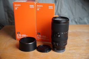Sony E 70-350mm f/4.5-6.3 G OSS Telephoto Lens