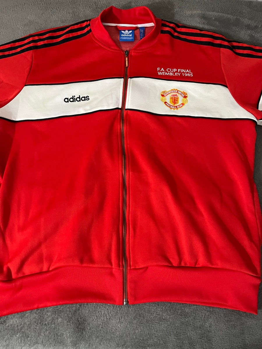 adidas FA Cup Final Wembley 1985 ジャケット Manchester United x Adidas Originals 1985 FA Cup Wembley Final