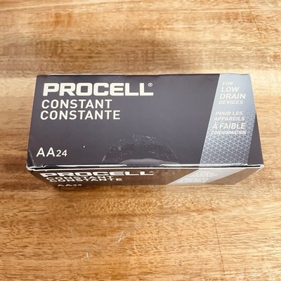 NEW 24 AA Duracell Procell Constant Alkaline Batteries PC1500 (LR6)