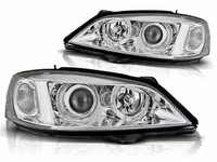 Scheinwerfer FüR FüR Opel Astra G 1998-2004 Angel Eyes Chrom