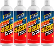 Formula 420 Glass Metal Ceramic Pipe Cleaner, 12 Fl Oz 12 (Pack of 4) 