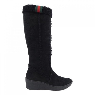 GUCCI Boots Women's Size 36 Black