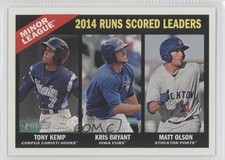 2015 Topps Heritage Minor League Edition Matt Olson Kris Bryant Tony Kemp 0a1