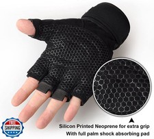 SUJAYU Workout Gloves, Gym Gloves for Men, Wrist Wraps Lifting Wrist Wraps Gl...