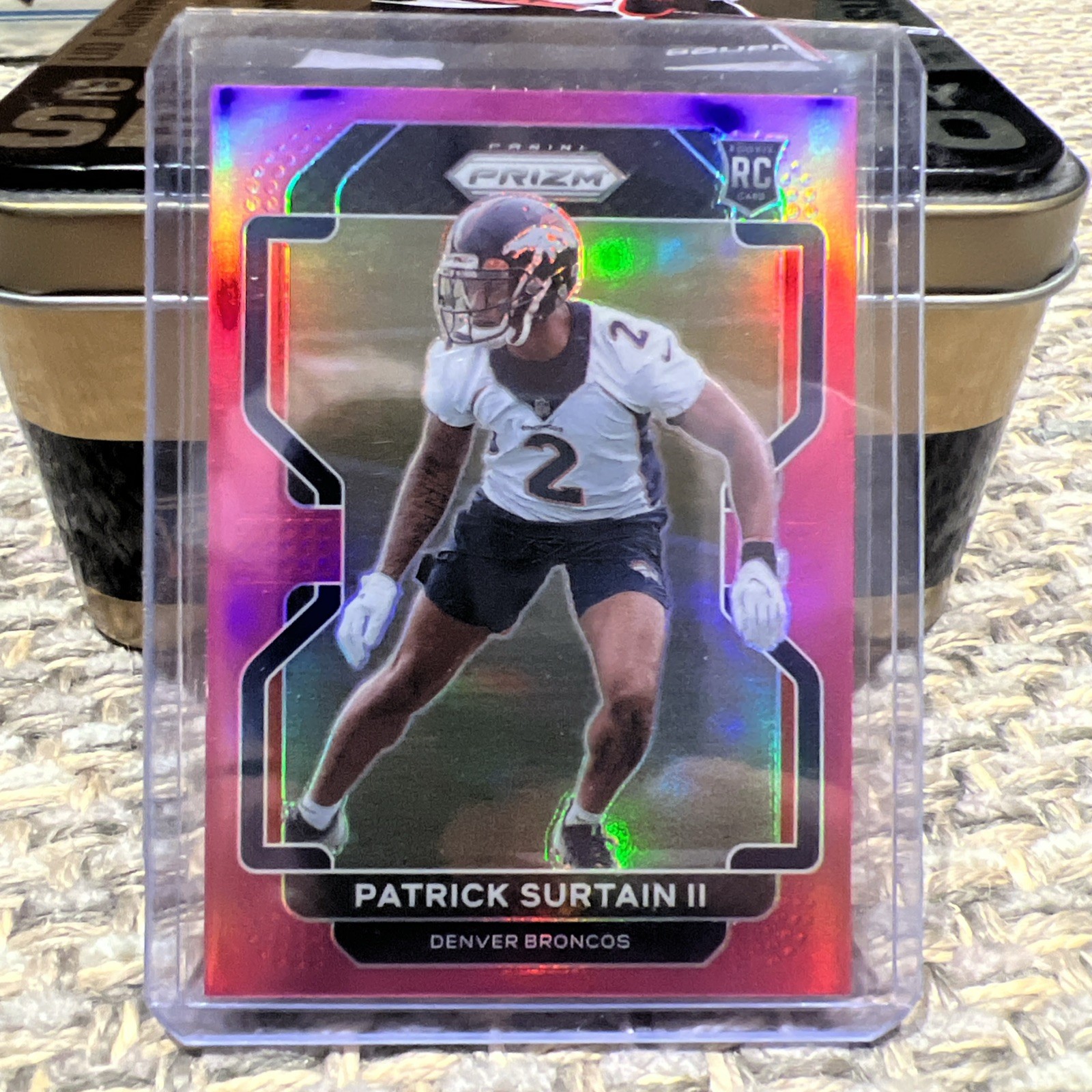 2021-22 Panini Prizm - Patrick Surtain II Pink Rookie Card #374 Denver Broncos🔥