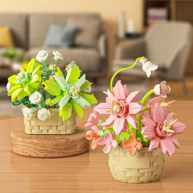 LEGO Icons Orchid Artificial Plant, Building Set with Flowers, Home Decor Gift