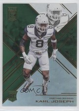 2016 Donruss Elite Elite Rookies Retail Green Karl Joseph #110 0q0m