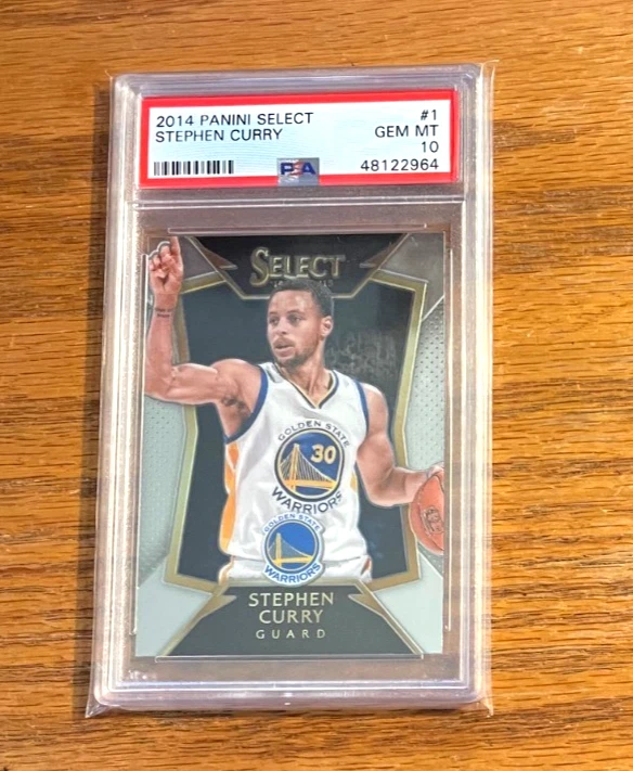 Stephen Curry Professional Sports Authenticator (PSA) Basketball