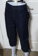 NEW 8 NYDJ LYRIS dark enzyme wash Cropped blue Jeans Not Your Daughters Jeans