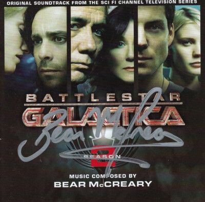 Battlestar Galactica (2004-2009) TV Series Season 2 Score CD/signed BearMcCreary