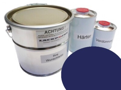3.5 liter set 2K car paint for Scania 1427613 blue acrylic top coat color blue