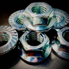 Hex Nut Serrated Flange Class 8 Zinc BZP M4 - M20