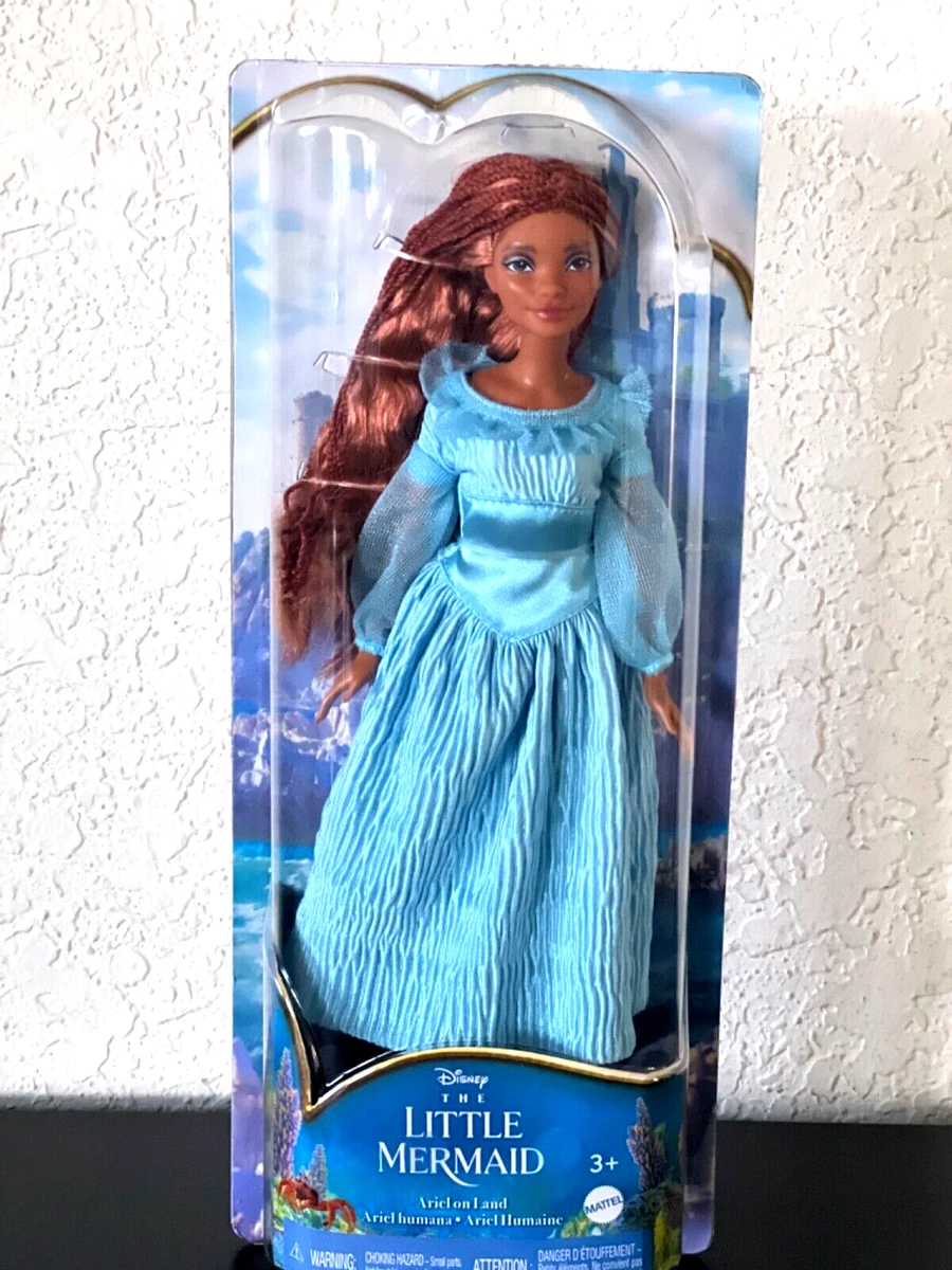 Disney The Little Mermaid Ariel Doll on Land in Signature Blue Dress