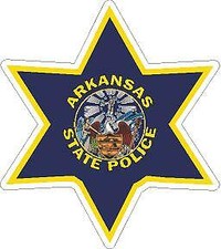 Arkansas State Police Reflective Vinyl Decal Car Sticker Sheriff Trooper LEO AR
