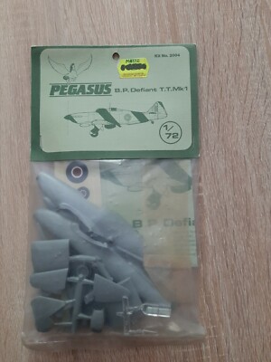 Modellbausatz #1 * von 1989 * B.P. Defiant T.T. Mk1 * 1:72 * Pegasus